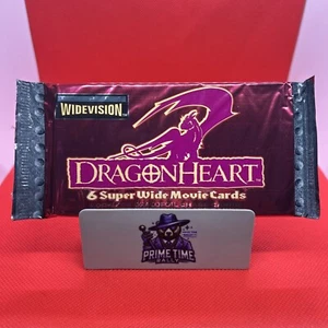 1 Factory Sealed Pack  DragonHeart WideVision Movie Trading cards by Topps 1996 - Picture 1 of 3