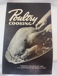 1941 US Department Of Agriculture POULTRY COOKING #1888 - Picture 1 of 4