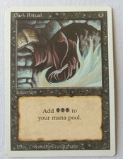 Magic The Gathering ~ Dark Ritual ~ Revised Edition ~ M/NM