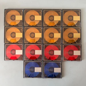 14x Sony Recordable Audio Minidiscs MD 74 & 80 Minuten Farbe Stoßdämpfend - Bild 1 von 3