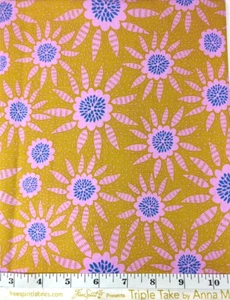 Triple Take Anna Marie Horner New Joy 27" WOF Remnant Free Spirit Cotton Fabric - Picture 1 of 2
