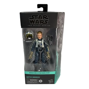 Hasbro Star Wars The Black Series Antoc Merrick 6" Figure Rogue One Blue Leader - Picture 1 of 10