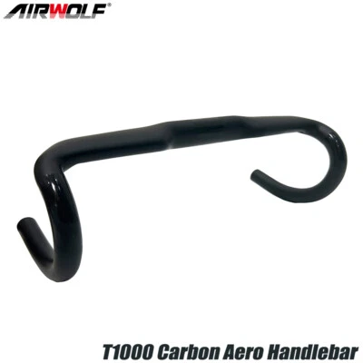 Airwolf T1000 Carbon Lenker Rennrad Gravel Fahrrad Drop Bar 31.8mm 400/420/440mm - Bild 1 von 4