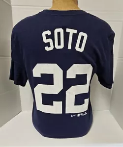 JUAN SOTO NY YANKEES NIKE FUSE Name & Number TEE ADULT M CLEARANCE - Picture 1 of 4