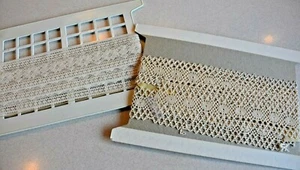 2 Ecru Borten Spitze auf Schraube 2" breit 4 Yards Baumwolle Polyester - Bild 1 von 8