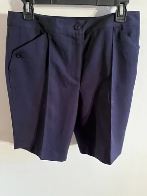 Pantalones Cortos EP Pro Para Mujer Negros Talla 6 Golf Caminar Tenis Plisados Delanteros Activos  Foto 1 de 4