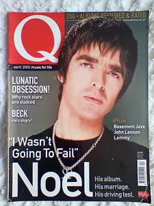 oasis Q magazine april 2000 oasis,beck,john lennon,basement jaxx - Picture 1 of 1