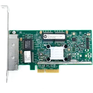 HP 649871-001 331T Quad Port RJ45 -1Gbps Full Height PCIe-x4 647594-B21 NIC CARD - Picture 1 of 3