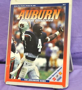 1994 Auburn Tigers vs Akransa Razorbacks Gameday Football Program - Picture 1 of 1