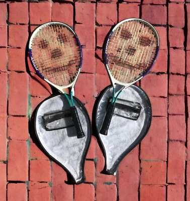 2 Raquetas World Team Tennis Advanta Niños 23" Spfd Láseres Billie Jean King Par Foto 1 de 4