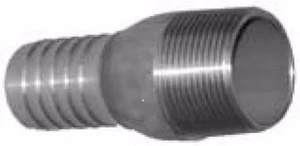 Púa de manguera para 1 "ID Hose x 1" MNPT Stainless King Combination KC Nipple SF100SS - Imagen 1 de 4