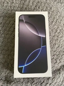 Apple iPhone 16 pro max black titanium 256gb Brand New - Picture 1 of 4