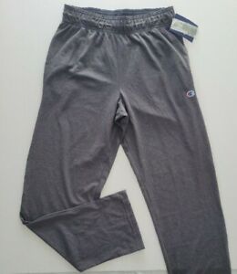 Champion Mens Medium Gray Everyday Cotton 32" Inseam Jersey Pants P7309