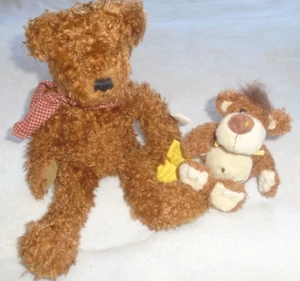 2 x Original Sunkid Teddybär, Plüschtier Kuscheltier Braun - Bild 1 von 7