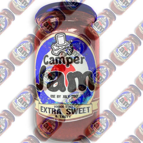 Camperjam Aufkleber Von Voodoo Street™, Tuning-Auto, Rat Stange, Camper, NOS - Bild 1 von 1