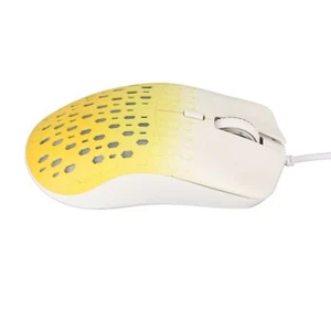 Wired Gaming Mouse With 7 RGB 3600DPI Lightweight Ergonomics Breathable Plug Fit - Picture 1 of 24