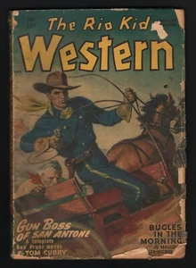 THE RIO KID WESTERN Vol. XV #3, December 1947, GD/VG CONDITION, Tom Curry - Imagen 1 de 3