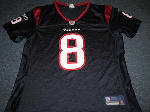 WOMEN'S REEBOK NFL HOUSTON TEXANS MATT SCHAUB JERSEY SIZE L - Picture 1 of 2