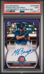 Bowman 2023 - Chrome Prospects Moises Ballesteros #BCP-11 refractor púrpura/250 - Imagen 1 de 3