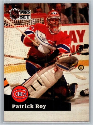 💎1991-92 Pro Set Hockey #125 Patrick Roy - Montreal Canadiens💎 - Image 1 of 2