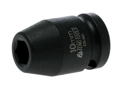 Teng 10mm Impact Socket Hexagon 6 Point 1/2in Drive TEN920510N - Image 1 of 2
