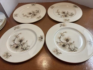 4 Lenox Kiefer 10,5" Goldrand Speiseteller fast neuwertig W-331 - Bild 1 von 5