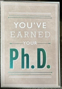 Hallmark Ph.D. Greeting Card  - Picture 1 of 2