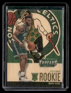 2016-17 Panini Threads #246 Jaylen Brown Rookie Card Wood Parallel RC Celtics - Picture 1 of 2