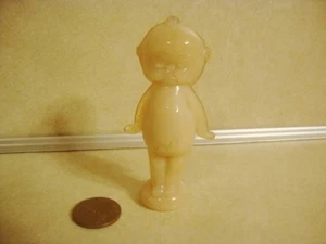 Vintage R Wetzel RW Glas 3" rosa Fleisch GLAS KEWPIE PUPPE FIGUR Sammlerstück! - Bild 1 von 7