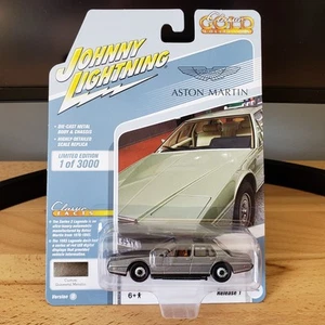 Johnny Lightning 1983 Aston Martin Lagonda Classic Gold Diecast 1:64 Gunmetal - Picture 1 of 9