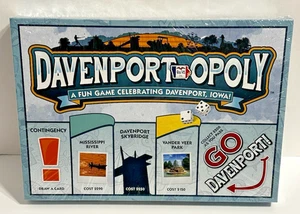 DAVENPORT-OPOLY GAME - Monopoly Game  - Late For The Sky Board Game New/Sealed! - Picture 1 of 14