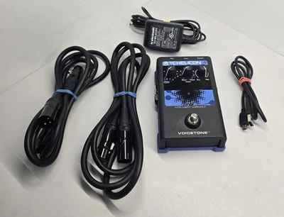 TC Helicon Voicetone H1 Intelligent Harmony Vocal Effects Pedal P-26895 W/Cables - Image 1 of 4