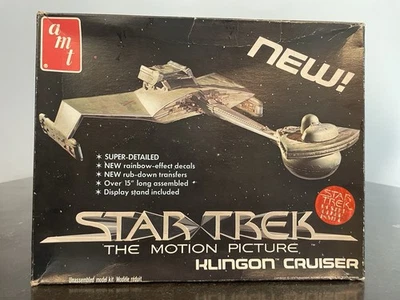 AMT Matchbox Star Trek The Motion Picture Klingon Cruiser Model Kit S971 - Image 1 of 4