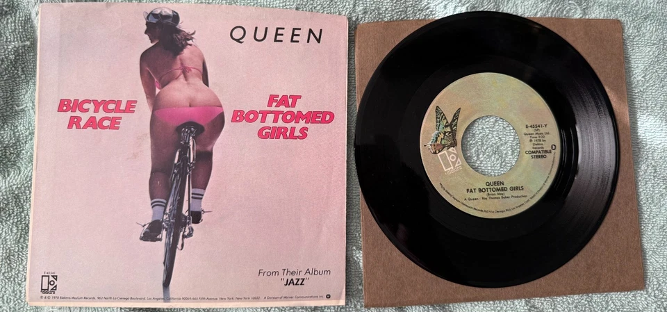 Queen - Bicycle Race / Fat Bottomed Girls - 1978 - 45RPM w/Pic Sleeve - Image 1 of 1