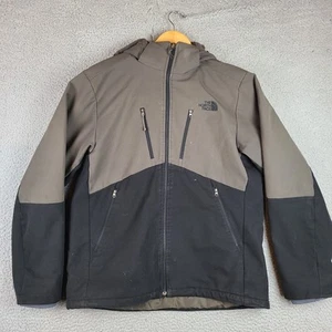 The North Face Jacket Mens Large Black Gray Apex Elevation Windwall Parka Hoody - Picture 1 of 10