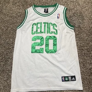 Adidas Boston Celtics Jersey Mens 56 XXL White Green Ray Allen Swingman NBA - Picture 1 of 11