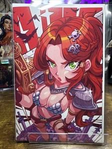 SONJA REBORN #1 ANACATHIE 616 Comics RED Virgin Variant A LTD 500 - Picture 1 of 2