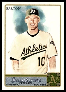 2011 Topps Allen & Ginter Daric Barton #283 Oakland Athletics - Picture 1 of 2