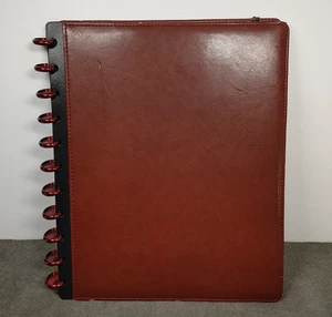 Levenger Discbound braun Leder Spiral Planer Notizbuch 8,5”x 11” - Bild 1 von 11