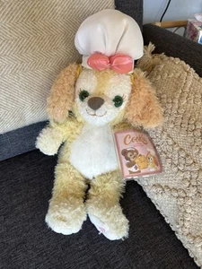 Disney Parks Hong Kong Exclusive Cookie dog Chef Plush Tagged Duffy and Friends - Picture 1 of 7
