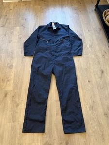 Dickies Men's Twill Deluxe Long Sleeve Coverall Navy Size XL TALL NEW W/ Tags - Picture 1 of 9