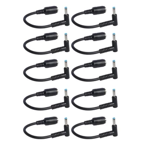 10Pcs DC Power Charger Converter Adapter Cable 7.4mm-4.5mm For HP Blue Tip - Picture 1 of 17