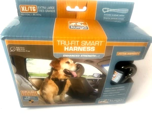 Kurgo Enhanced Tru-Fit-Smart Hundegeschirr Autosicherheitsgurt schwarz XL KU4000 - Bild 1 von 8