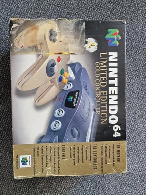 Nintendo N64 Limited Edition Gold Controller Konsole OVP - Bild 1 von 4