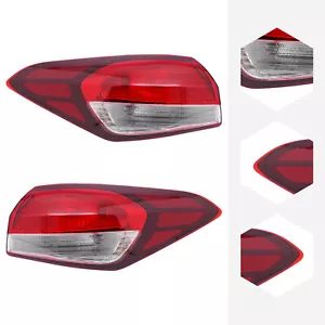 For 2017-18 Kia Forte Pair Halogen Tail Lights Rear Brake Lamps Outer Left+Right - Foto 1 di 18