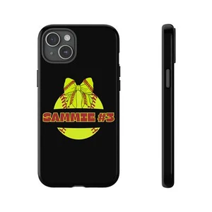 Personalized Softball Phone Case, Gifts for Athletes, Customize With Name Number - Picture 1 of 131