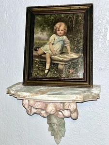Signed Litho Edouardo Cabane (1857-1942) French School Girl Sheet Music Framed - Picture 1 of 8