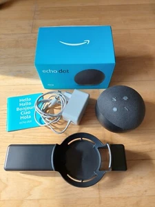 Amazon Echo Dot 4.Generation inkl. Halterung | Gebraucht sehr gut inkl. OVP - Bild 1 von 5