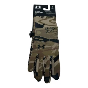 Under Armour Early Season Camo Liner Gloves Camouflage 1377509 Men's Size M NWT - Picture 1 of 2