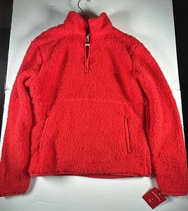 Small Men’s Red Fleece Sweater - Picture 1 of 8